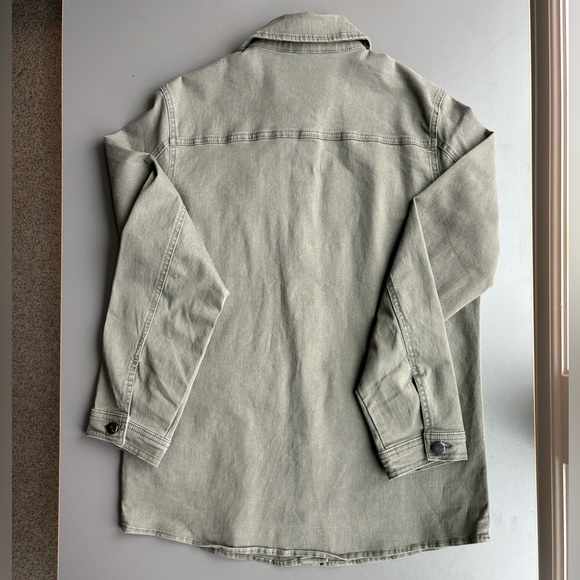 1822 Denim Utility Jacket, Sage Green, size M - Picture 4 of 7